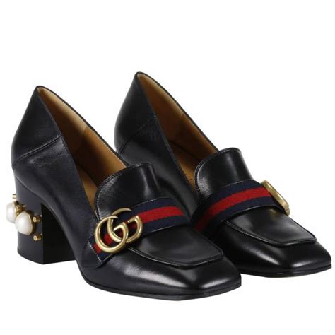 scarpe donna con tacchetto gucci|Scarpe con tacco Gucci Gucci Signoria per Donna.